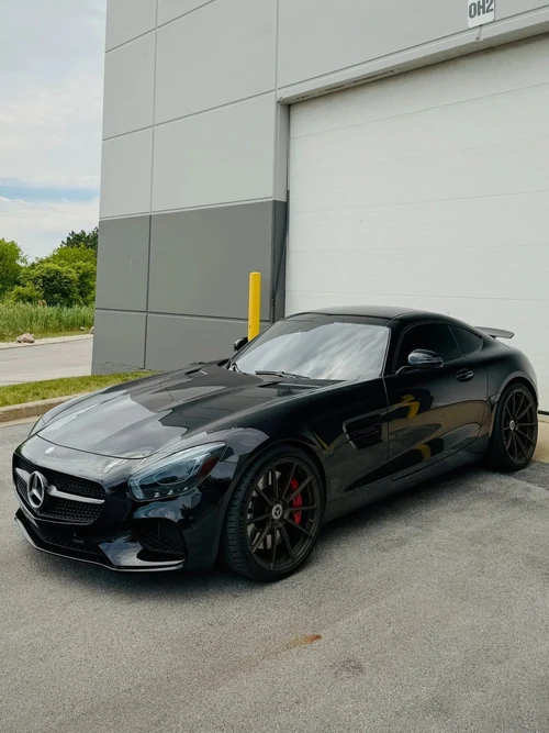 Mercedes-AMG GT S exterior front view — Axel Luxury Chicago