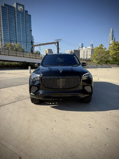 Mercedes-Maybach GLS 600 exterior front view — Axel Luxury Chicago