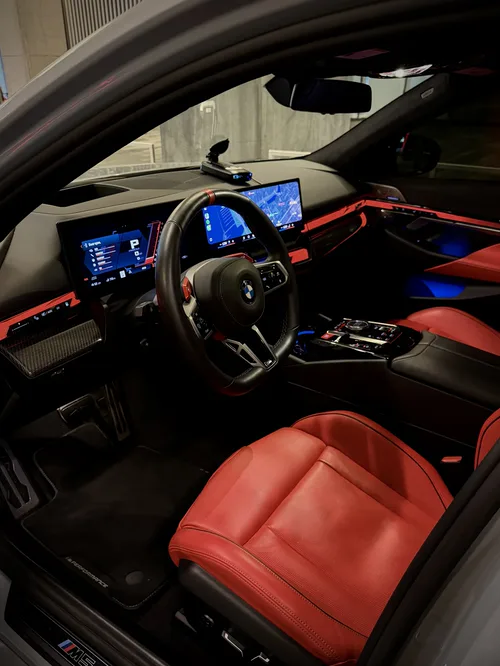 BMW M5 interior — Axel Luxury Chicago