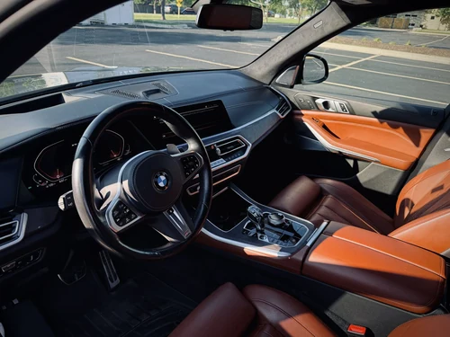 BMW X5 M50i interior — Axel Luxury Chicago
