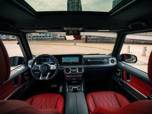 Mercedes-Benz G63 - Satin Black interior — Axel Luxury Chicago