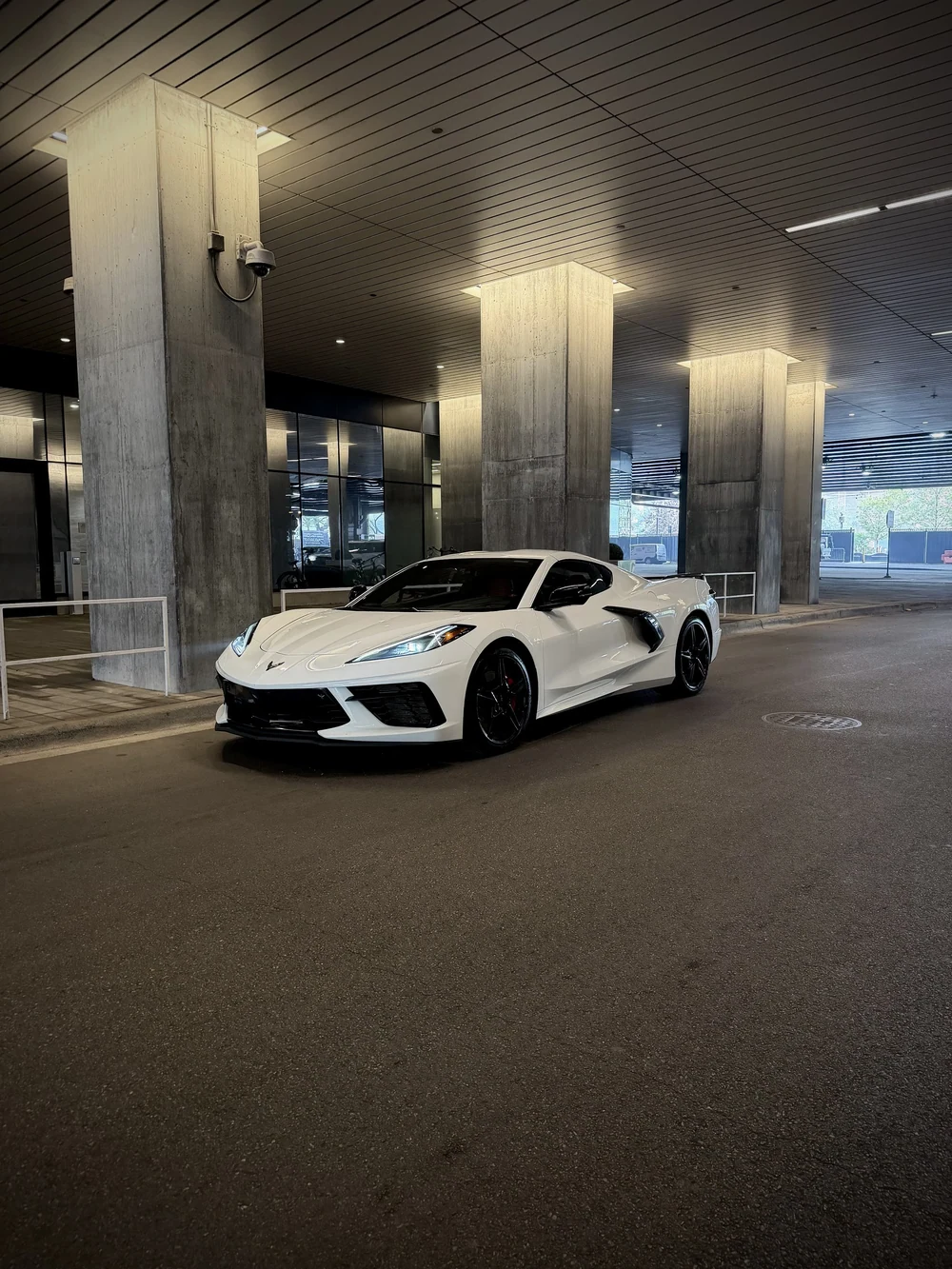 Corvette C8 Stingray - White — Axel Luxury Chicago