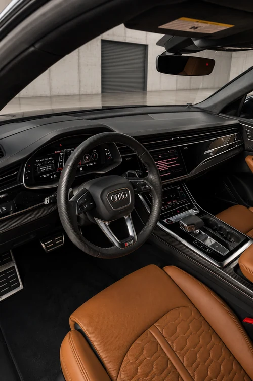 Audi RS Q8 interior — Axel Luxury Chicago
