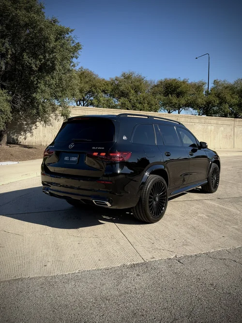 Mercedes-Maybach GLS 600 exterior rear 3/4 view — Axel Luxury Chicago