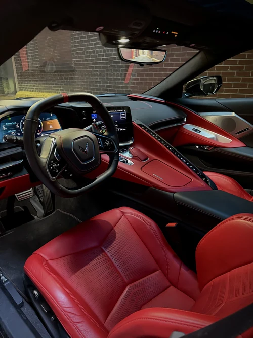 Corvette C8 Stingray - Black interior — Axel Luxury Chicago
