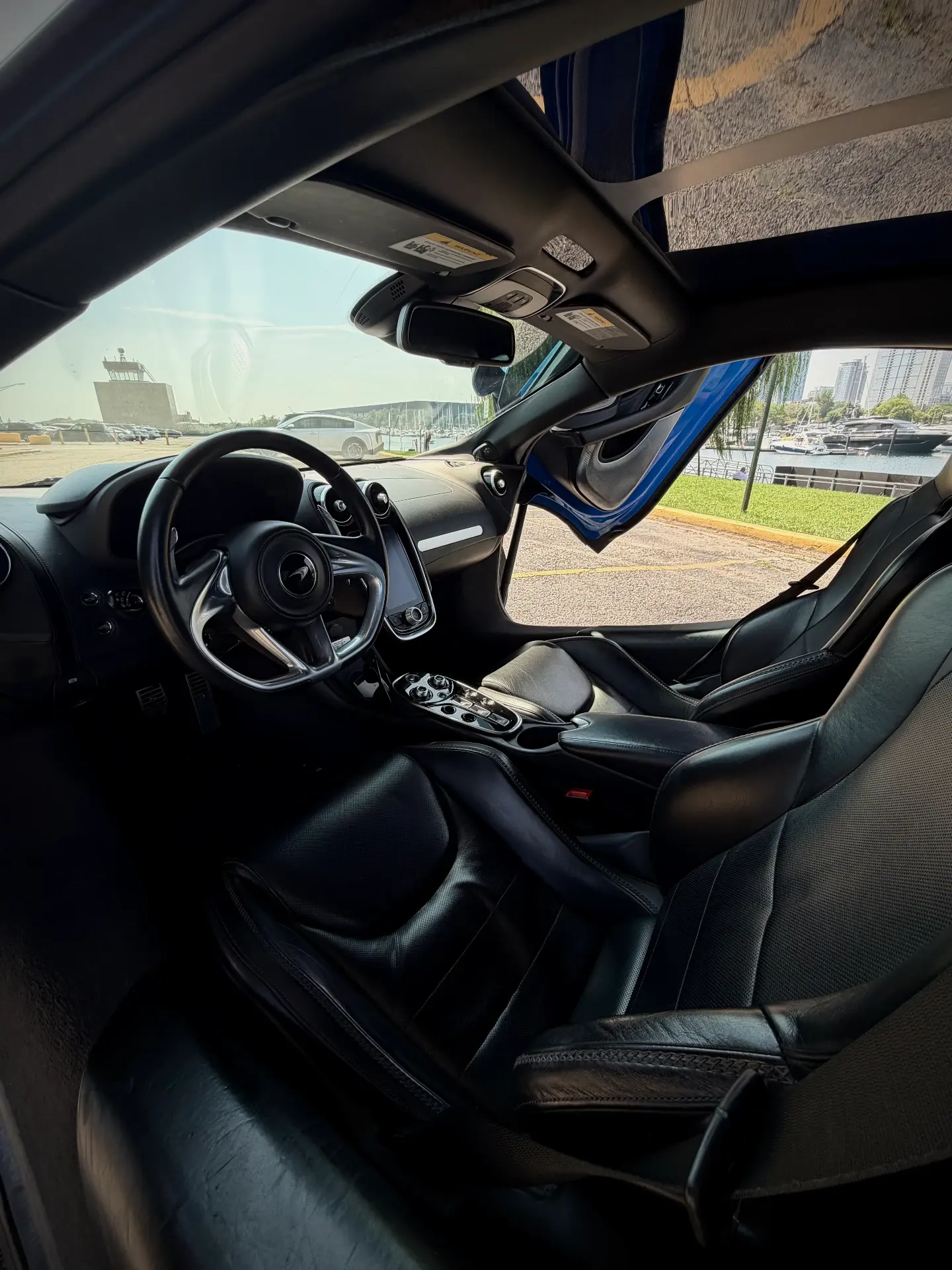 McLaren GT interior — Axel Luxury Chicago