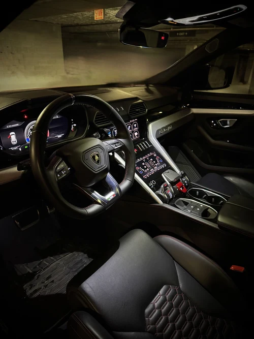 Lamborghini Urus - Red interior — Axel Luxury Chicago