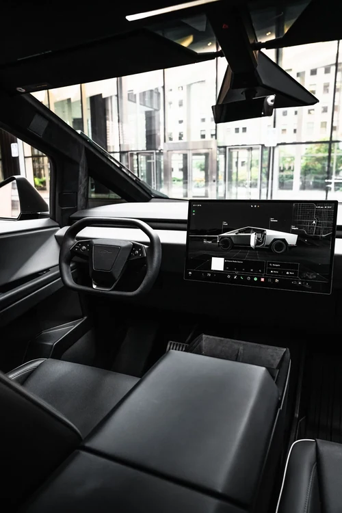 Tesla Cybertruck - Satin Black interior — Axel Luxury Chicago