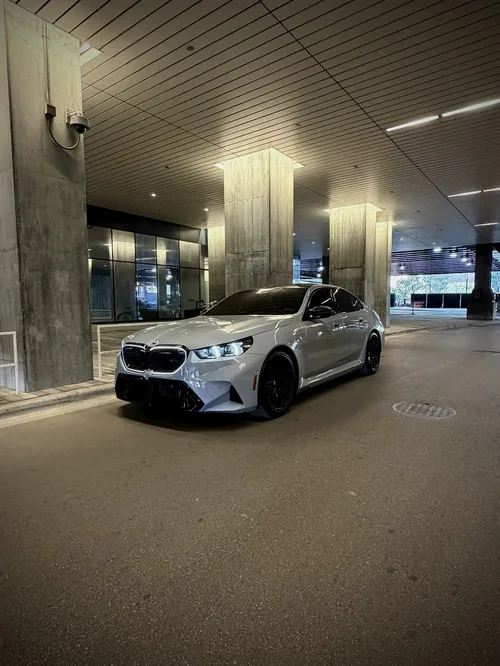 BMW M5 exterior front 3/4 view — Axel Luxury Chicago
